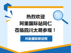【太萌资讯】热烈欢迎阿里国际站同仁莅临四川太萌参观！